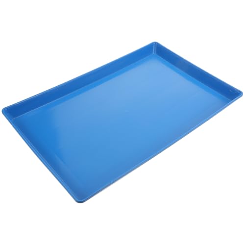 Luxshiny Hundetoiletten Pan aus Kunststoff Auslaufsicherer und Praktischer Futterkasten für Haustiere für Hundekäfige und Kaninchenkäfige von Luxshiny