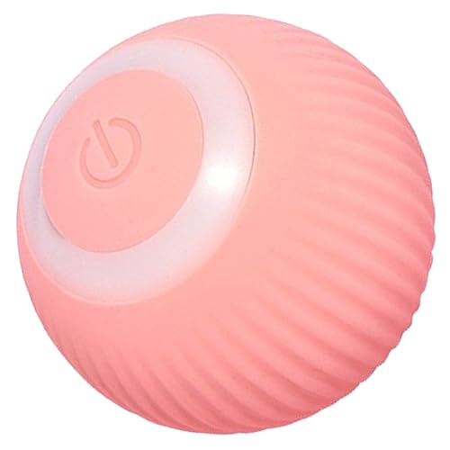 Luxshiny Interessanter Interaktiver Katzenspielball mit Geräuschfunktion Tragbares Wiederaufladbares Katzenspielzeug für Kätzchen Langlebig Smartes Escape Design Geeignet für Hauskatzen und von Luxshiny