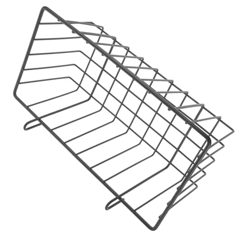 Luxshiny Kaninchenfütterer Metallgestell für Meerschweinchen Organizer für Tierkäfige Schwarz Mittel Sicher und Langlebig Installieren für Fütterung von Luxshiny