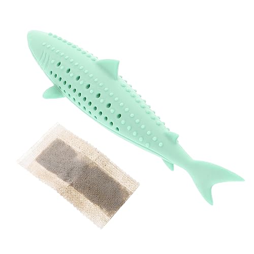Luxshiny Katzenminze Fischförmiges Kauspielzeug aus Silikon Grün Interaktives Katzenspielzeug zur Zahnpflege Stressabbau und Bewegung Lustiges für Wohnungskatzen und Kätzchen Luxshiny Katzenminze Fischförmiges Kauspielzeug aus Silikon Grün Interaktives Katzenspielzeug zur Zahnpflege Stressabbau und Bewegung Lustiges für Wohnungskatzen und Kätzchen von Luxshiny