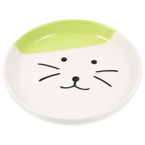 Luxshiny Flacher Katzenfutternapf aus Keramik rutschfest und Leicht zu Reinigen für Katzen und Kleine Hunde für Innenbereich Niedliches Design Luxshiny Flacher Katzenfutternapf aus Keramik rutschfest und Leicht zu Reinigen für Katzen und Kleine Hunde für Innenbereich Niedliches Design von Luxshiny