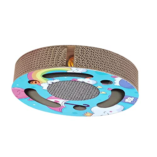 Luxshiny Katzenspielzeug Kratzbrett aus Wellpappe und Dekoratives zur Selbstbeschäftigung für Wohnungskatzen Fördert das Kratzverhalten und Schützt Möbel Luxshiny Katzenspielzeug Kratzbrett aus Wellpappe und Dekoratives zur Selbstbeschäftigung für Wohnungskatzen Fördert das Kratzverhalten und Schützt Möbel von Luxshiny