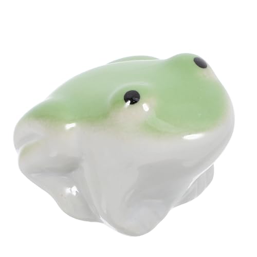 Luxshiny Keramik Aquarium Deko Figur Schwimmende Tier Statue Langlebig Wasserunbedenklich Leicht Tragbar Naturnahe Mikro-landschaftsdekoration für Fischbecken und Gartenteich von Luxshiny