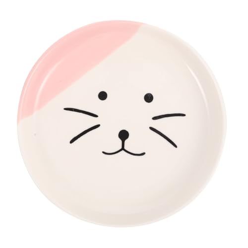 Luxshiny Keramik Katzennapf Flacher Futterteller für Katzen Wiederverwendbar und Waschbar Hochwertiger Haustiernapf aus Keramik für Futter und Wasser Rutschfestes Design Luxshiny Keramik Katzennapf Flacher Futterteller für Katzen Wiederverwendbar und Waschbar Hochwertiger Haustiernapf aus Keramik für Futter und Wasser Rutschfestes Design von Luxshiny