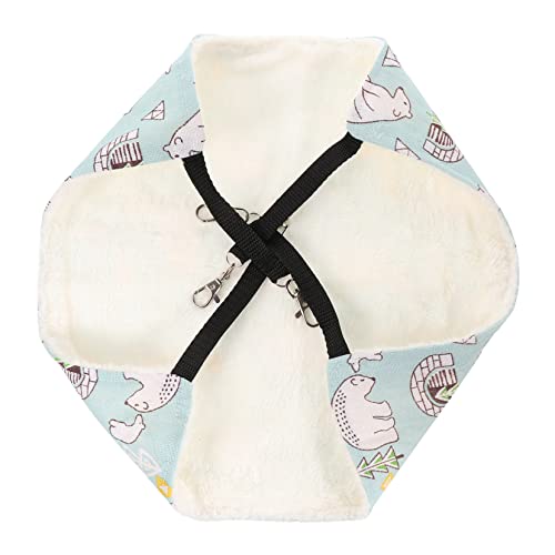 Luxshiny Kleine Hängematte für Haustiere Plüsch Hamsterbett für Käfige Atmungsaktives Nest für Meerschweinchen für Winter Spielplatz Sorgt für und Luxshiny Kleine Hängematte für Haustiere Plüsch Hamsterbett für Käfige Atmungsaktives Nest für Meerschweinchen für Winter Spielplatz Sorgt für und von Luxshiny