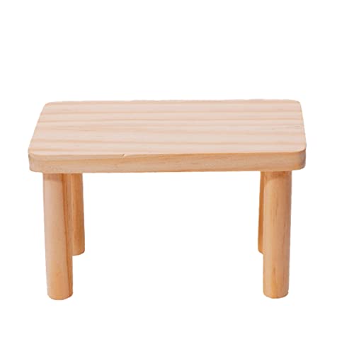 Luxshiny Kleine Haustier Kletterplattform aus Holz für Hamster Chinchillas und Meerschweinchen Beiß mit Unterstützung für Spielstunden und Gesunde Entwicklung von Luxshiny