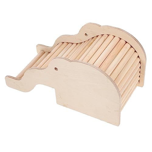 Luxshiny Kleines Hamsterversteck aus Holz mit Kletterleiter für Kleine Haustiere Mehrfunktionales Versteck und Schlafhaus für Hamster und Chinchillas Luxshiny Kleines Hamsterversteck aus Holz mit Kletterleiter für Kleine Haustiere Mehrfunktionales Versteck und Schlafhaus für Hamster und Chinchillas von Luxshiny