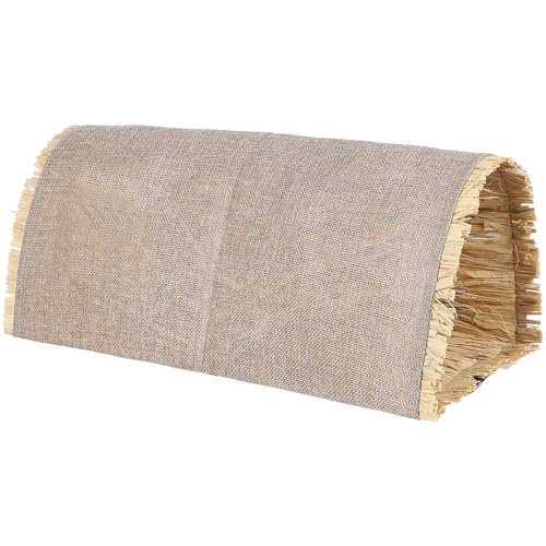 Luxshiny Kleintier Bett für Kaninchen Chinchillas und Meerschweinchen Niedliches Tunnel Nest aus Naturmaterialien Schlafen und Zähneknirschen von Luxshiny