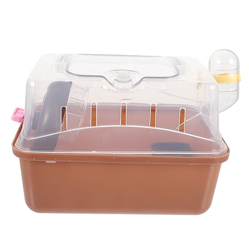 Luxshiny Kleintier Tragetasche für Hamster Tragbare Käfigbox mit Design für Ausflüge Reisen und Camping Geeignet für Hamster Meerschweinchen Chinchillas und von Luxshiny
