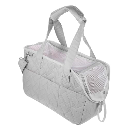 Luxshiny Kompakte Atmungsaktive Tragetasche für Kleine Katzen und Welpen Leichte Stabile Reisetasche mit Schultergurt für Outdoor und Reisen mit Kleinem Haustier von Luxshiny