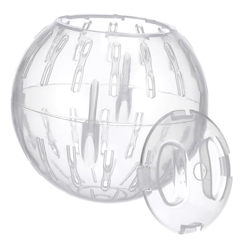 Luxshiny Kompakter Hamster Laufball Gymnastikball für Zwerghamster und Kleine Tiere Sicheres und Langlebiges mit Belüftungsöffnungen Einfach zu Reinigen für Bewegung von Luxshiny