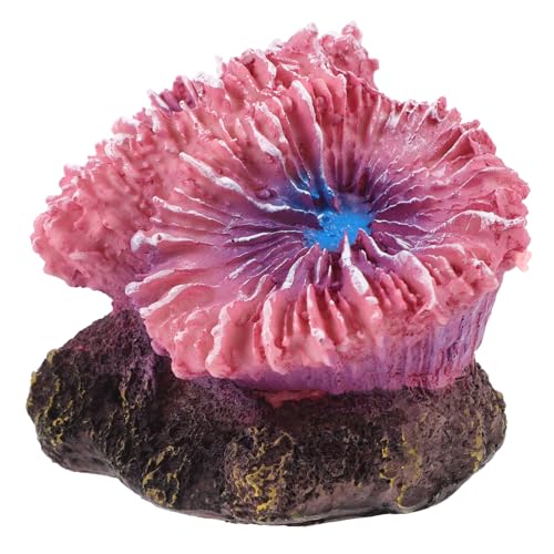 Luxshiny Künstliche Aquarium Deko Ornament Farbige Simulation Langlebig Platzsparend Fischfreundlich Natürliche Unterwasserlandschaft für Süßwasseraquarien Pflegeleicht Uv-beständig von Luxshiny
