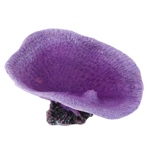 Luxshiny Künstliche Aquarium Dekoration Resin Korallenfigur für Fischbecken Naturnahe Aquarienlandschaft Kleine Aquariumausstattung von Luxshiny