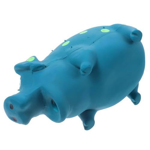 Luxshiny Langlebiges Hundespielzeug Schwein Form Quietschend Kauspielzeug für Welpen Interaktives Molaren zur Zahnpflege und Beschäftigung Haustier Spaß Blau Luxshiny Langlebiges Hundespielzeug Schwein Form Quietschend Kauspielzeug für Welpen Interaktives Molaren zur Zahnpflege und Beschäftigung Haustier Spaß Blau von Luxshiny