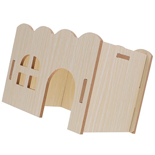 Luxshiny Meerschweinchenspielzeug aus Holz Wellenhaus für Hamster und Kleinnager Langlebig Leicht zu Reinigen Sicher und Bequem für Ganze Jahr als Versteck und Spielplatz Luxshiny Meerschweinchenspielzeug aus Holz Wellenhaus für Hamster und Kleinnager Langlebig Leicht zu Reinigen Sicher und Bequem für Ganze Jahr als Versteck und Spielplatz von Luxshiny