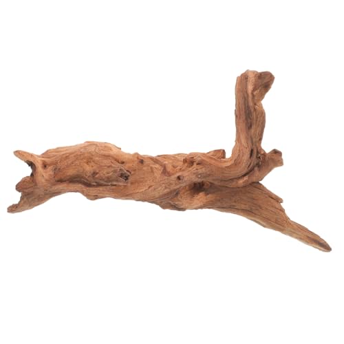 Luxshiny Natürliche Aquarium Dekoration Holzwurzel Ornament Stabiler Stand Für Fischbecken und Terrarien Lebensechte Landschaftsbau Deko Holzwurzel Zufällige Form von Luxshiny