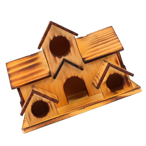 Luxshiny Natürlicher Holz Vogelhaus Nistkasten Vogelhäuschen zum Aufhängen Kreatives Design Bemalbar Geeignet für Kleine Vögel Wie Finken Spatzen Kleine Papageien für Garten und Terrasse Luxshiny Natürlicher Holz Vogelhaus Nistkasten Vogelhäuschen zum Aufhängen Kreatives Design Bemalbar Geeignet für Kleine Vögel Wie Finken Spatzen Kleine Papageien für Garten und Terrasse von Luxshiny