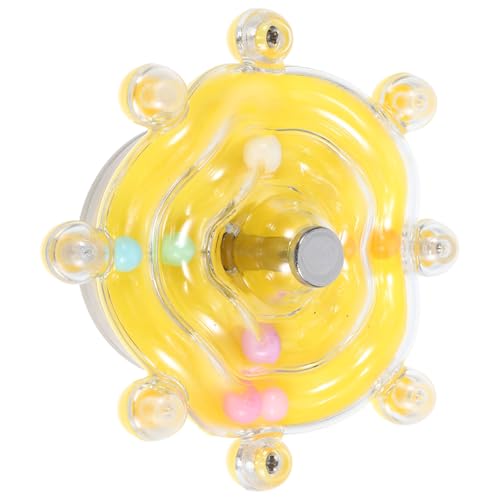 Luxshiny Papageien Drehrad Interaktives Vogelspielzeug für Wellensittiche und Papageien Kreatives Kauspielzeug mit Runder Form und Spielspaß von Luxshiny
