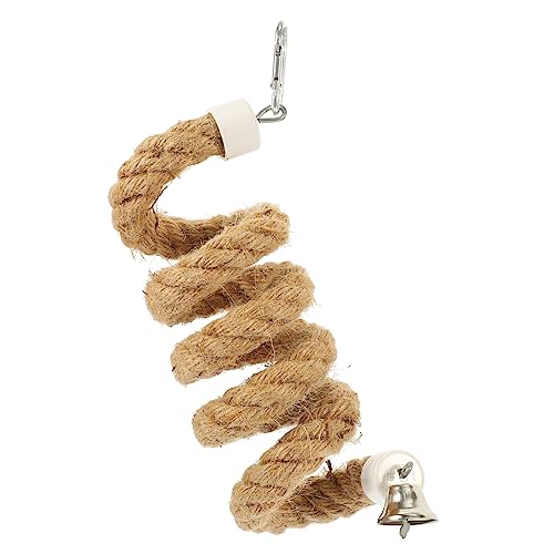 Luxshiny Papageien Kauspielzeug Kletterseil Baumwollspielzeug Spiralförmige Vogel Schaukel Stabiler Papageienstand für Kleine und Mittlere Vögel Käfig Zubehör Luxshiny Papageien Kauspielzeug Kletterseil Baumwollspielzeug Spiralförmige Vogel Schaukel Stabiler Papageienstand für Kleine und Mittlere Vögel Käfig Zubehör von Luxshiny
