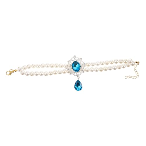 Luxshiny Pet Accessory Pearl Necklace für Kleine Tiere Verstellbarer Haustierkragen für Katzen und Hunde für und Besondere Anlässe von Luxshiny