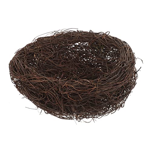 Luxshiny Rattan Vogel Nest Dekoration für Garten Handgemachtes Nistornament als Fotografie Requisite für Ostern und Kreative Dekorationen Luxshiny Rattan Vogel Nest Dekoration für Garten Handgemachtes Nistornament als Fotografie Requisite für Ostern und Kreative Dekorationen von Luxshiny