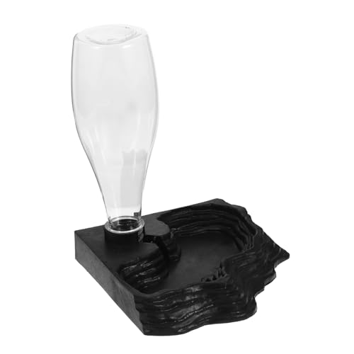 Luxshiny Reptilien Wasserzufuhr Automat für Schildkröten und Eidechsen Praktischer Trinkbrunnen Schwarz für Automatische Wasserzufuhr Terrarien Luxshiny Reptilien Wasserzufuhr Automat für Schildkröten und Eidechsen Praktischer Trinkbrunnen Schwarz für Automatische Wasserzufuhr Terrarien von Luxshiny
