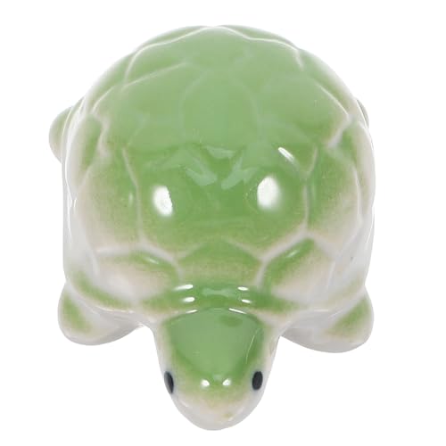 Luxshiny Schwimmende Keramik-Figur Aquarium Dekoration Lebensnahe Tierstatue Kleine Schildkröte Für Fischbecken Tropische Aquarien Landschaftsdekor von Luxshiny