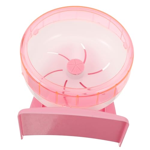 Luxshiny Silent Hamster Laufrad aus Kunststoff Rutschfestes Geräuscharmes Kleintier Laufrad für Sicheren Auslauf Mittlere Geeignet für Hamster und Kleine Nager Komfortables von Luxshiny