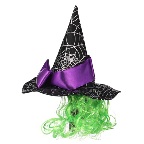Luxshiny Sternhut Cosplay Hund Haustiere Halloween-Haustierhut Katze Hexenhut lustig Kostümdekoration Haustier-Halloween-Hut Partyhut Tierkostümzubehör Hüte für Katzen Schwarz von Luxshiny