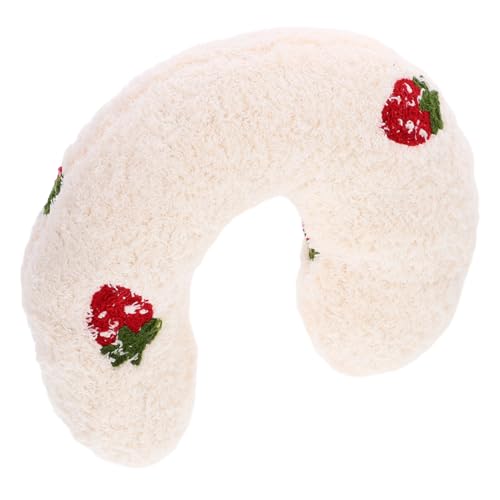 Luxshiny U förmiges Katzenkissen Komfortabel und Tragbar Multifunktionales Kuschelspielzeug und Nackenschutz Kleines Haustierkissen für Kätzchen Kaninchen für Schlafplätze Wie Sofa von Luxshiny