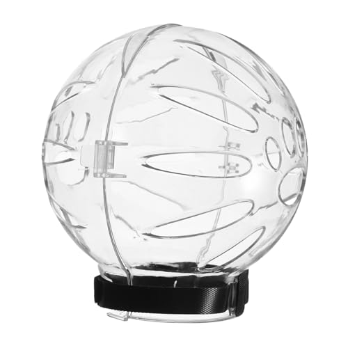 Luxshiny Verstellbarer Katzen Helm aus Transparentem und Atmungsaktiv Schutz bei Nachoperation Sicherer Beißschutz für Katzen Kleines Modell von Luxshiny