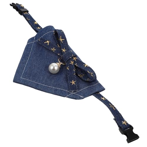 Luxshiny Verstellbares Waschbares Haustier Dreieckstuch aus Hautfreundlichem Material Dekoratives Hundehalsband und Welpen Sabbertuch in S von Luxshiny