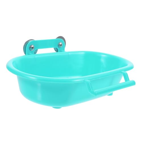 Luxshiny Vogelbadewanne aus Robustem Kunststoff Multifunktional für Papageien und Wellensittiche Praktische Badewanne für Vogelkäfig Einfache Reinigung für Kleine Vögel und Sandbäder von Luxshiny