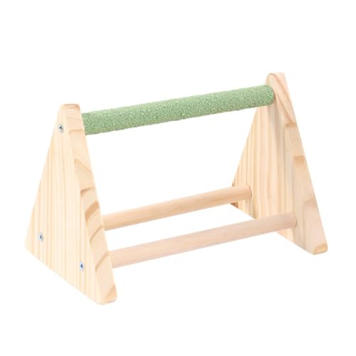 Luxshiny Vogelkäfig Holzspielzeug Stehender Papageienstock für Wellensittiche und Kleine Vögel aus Hochwertigem und Bissfestem Holz Fördert Spiel und Bewegung im Käfig Luxshiny Vogelkäfig Holzspielzeug Stehender Papageienstock für Wellensittiche und Kleine Vögel aus Hochwertigem und Bissfestem Holz Fördert Spiel und Bewegung im Käfig von Luxshiny