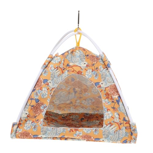Luxshiny Vogelnest Hängematte aus Langlebigem Material Sicheres Schlafzelt für Papageien und Kleine Vögel Stressreduzierend Strapazierfähiges Hängehaus für Käfig und Zuhause von Luxshiny