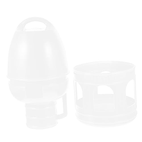 Luxshiny Vogelwasserspender für Tauben und Andere Vögel Robuster und Tragbarer Wasserbehälter mit Einfachem Reinigungsdesign für Vogelpflege von Luxshiny