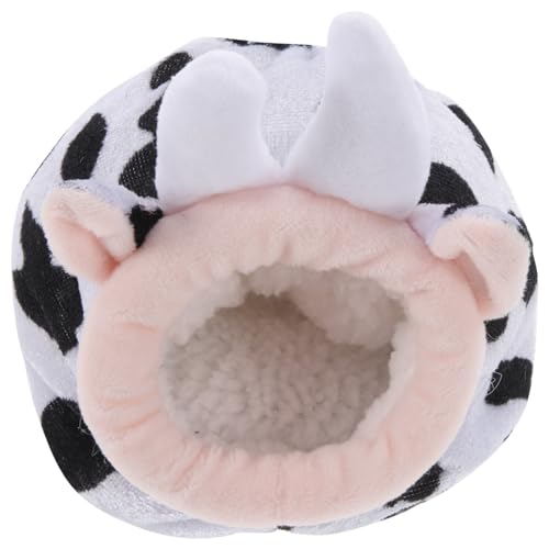Luxshiny Warmes Hamster Baumwollnest Kleintier Schlafhaus Weiches Winterversteck Tragbares Kuschelbett für Hamster Meerschweinchen und Kleine Haustiere Zufällige Farbe von Luxshiny