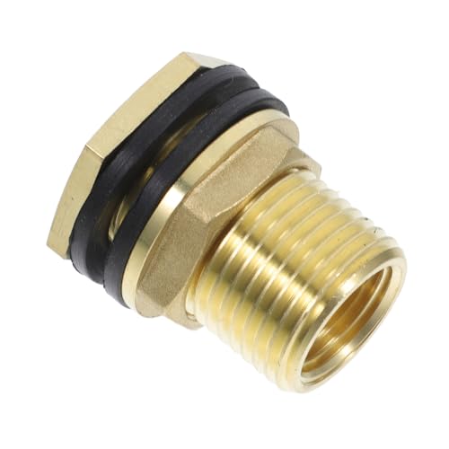 Luxshiny Wassertank Adapter für Aquarien Robuster Wasseranschluss mit und Außengewinde Installieren für Wasserfässer und Gartenschläuche von Luxshiny