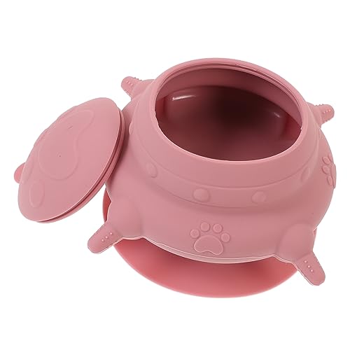 Luxshiny Milch Futternapf für Welpen mit 4 Rutschfester Futterspender Sicher und Langlebig für Neugeborene und Kleine Haustiere von Luxshiny