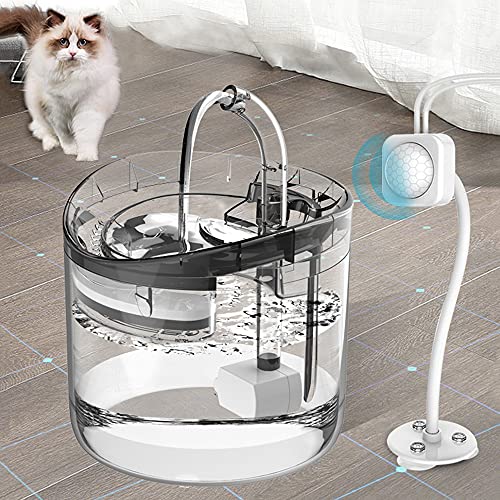 LvSenLin Intelligente Katze Wasserbrunnen Mit Wasserhahn Hund Wasserspender Transparent Trinker Pet Trinkende Filter Feeder von LvSenLin