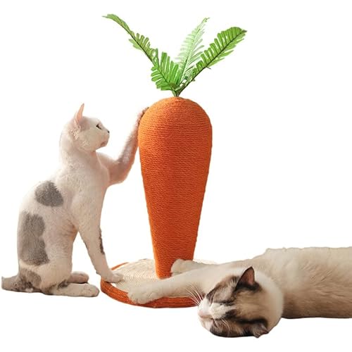 LvSenLin Pet Cat Scratcher Toy Cat Tree Tower Scratching Cute Carrot Climbing Post Funny Cat Grinding Claw Post Pet von LvSenLin