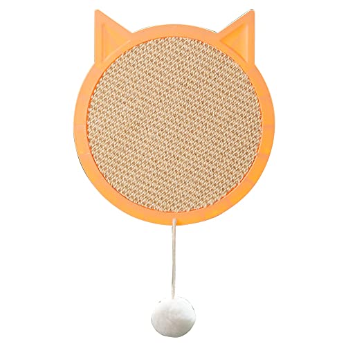 LvSenLin Round Cat Scratching Board Sisal Cat Claw Protection Toys Cat Scratcher Wall Mounted Scratcher Pad for Climbing Cat Supplies von LvSenLin