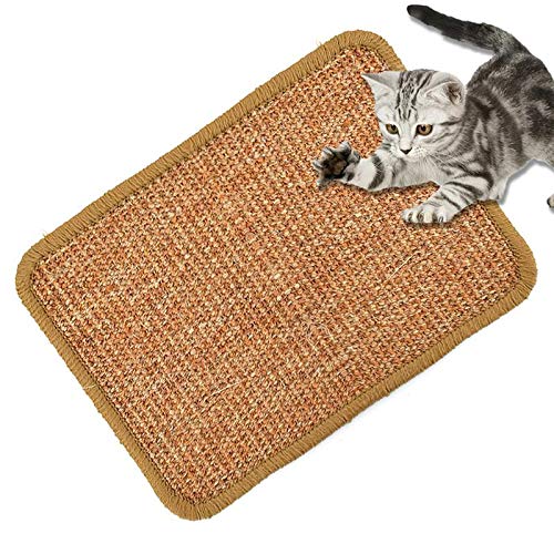 Natural Sisal Cat Scratching Post Mat Scratcher Board Pad Mats Toy Climbing Tree Litter Mat Lounger Pet Random Color von LvSenLin