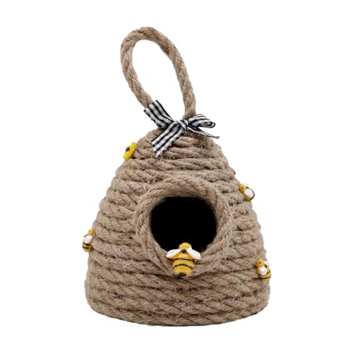 Lwaviwer Bienenstock-Dekoration, hängende Biene, gestufte Tablett, Dekoration, niedlich, handgefertigt, Wabendekoration, Bienenornament für Bauernhaus Lwaviwer Bienenstock-Dekoration, hängende Biene, gestufte Tablett, Dekoration, niedlich, handgefertigt, Wabendekoration, Bienenornament für Bauernhaus von Lwaviwer