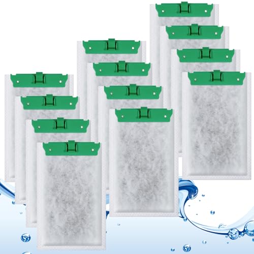 Lxiyu Aquarium Filterkartusche Kompatibel mit Tetra Whisper Bio-Bag Power Filters, Ersatz Filterkartuschen für Tetra ReptoFilter Kartuschen Aquarien (12 Packungen, Medium) von Lxiyu