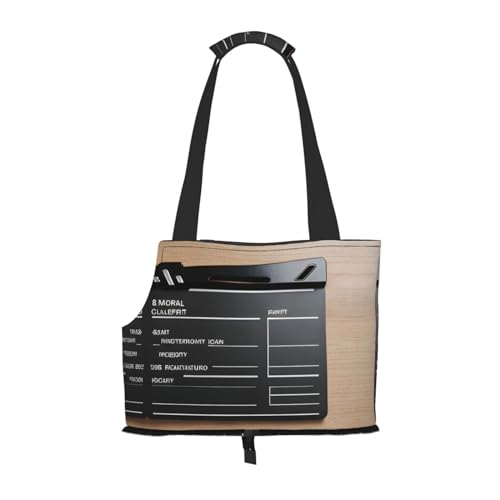 Lxqlss Movies Clapperboard Stilvolle und tragbare Haustier-Crossbody-Tasche – Haustier-Tragetasche für kleine Hunde – Haustier-Tragetasche, Crossbody-Tasche für Haustiere Lxqlss Movies Clapperboard Stilvolle und tragbare Haustier-Crossbody-Tasche – Haustier-Tragetasche für kleine Hunde – Haustier-Tragetasche, Crossbody-Tasche für Haustiere von Lxqlss