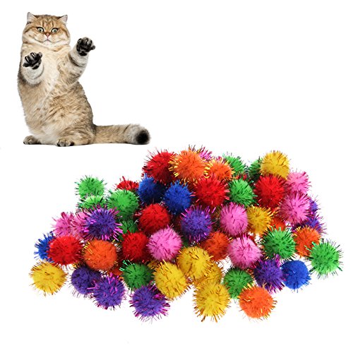 LyGuy 100 Stücke Bunte Mini Sparkly Glitter Lametta Bälle Kleine Pom Ball Für Katzenspielzeug Pompoms Balls Katzenspielzeug Regalo para Niños Farben Mischen LyGuy 100 Stücke Bunte Mini Sparkly Glitter Lametta Bälle Kleine Pom Ball Für Katzenspielzeug Pompoms Balls Katzenspielzeug Regalo para Niños Farben Mischen von LyGuy