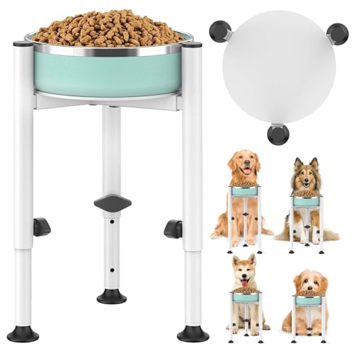 LyTaispuly Hundenapf Erhöht Hundenapfständer- 4 Höhen, Breite 15-25cm - Erhöht Hunde Futter Wasser Schalen Halter, Upgrade Metall erhöht Hundefutter mit Tablett für Große Mittelgroße Kleine Hunde LyTaispuly Hundenapf Erhöht Hundenapfständer- 4 Höhen, Breite 15-25cm - Erhöht Hunde Futter Wasser Schalen Halter, Upgrade Metall erhöht Hundefutter mit Tablett für Große Mittelgroße Kleine Hunde von LyTaispuly