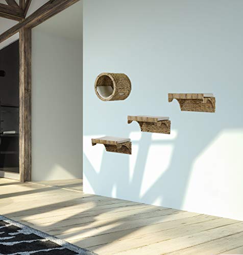 Lycce Katzen Kletterwand Reka Wasserhyazinthe 4-teilig von Lycce