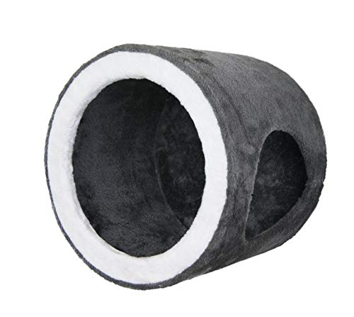 Lycce Wandhöhle für Katzen Kletterwand grau/weiß Ø 34cm x 28 cm von Lycce